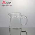 Borosilicate Glass Serving Cup Vidrector de vidrio de té de té Pot
